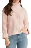 525 Vida Bell Sleeve Turtleneck Sweater In Lotus