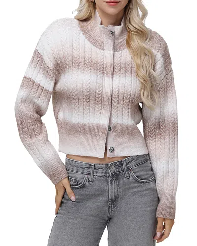 525 Willow Sequin Cardigan In Light Taupe