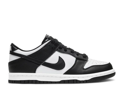 Pre-owned Nike Dunk Low (gs) "black White" Cw1590 100