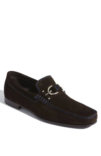 Gucci Dacio Ii Loafer In Brown Suede