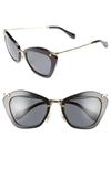 MIU MIU Noir 55mm Cat Eye Sunglasses