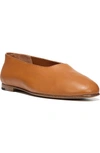 Vince Women's Maxwell Leather Flats In Saddle Tan