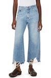 Dl1961 1961 Hepburn High Rise Wide Leg Jeans In Slate