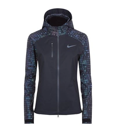 Nike Hypershield Flash Running Jackets In Black ModeSens