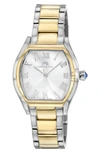 Porsamo Bleu Celine Two-tone Stainless Steel Bracelet Watch, 33.5mm In Two-tone
