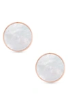LILY NILY LILY NILY KIDS' MOTHER-OF-PEARL STUD EARRINGS