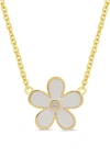 LILY NILY KIDS' FLORAL PENDANT NECKLACE