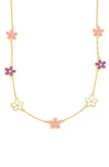 LILY NILY KIDS' FLORAL STATION NECKLACE