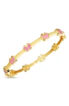 Lily Nily Kids' Butterfly Station Bangle In Pink