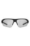Under Armour 72mm Polarized Sport Sunglasses In Black Grey / Gray