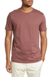 Hugo Boss Tessler Slim Fit Solid T-shirt In Dark Red