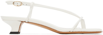 By Malene Birger Off-white Tevia Sandals In 03c Tinted White