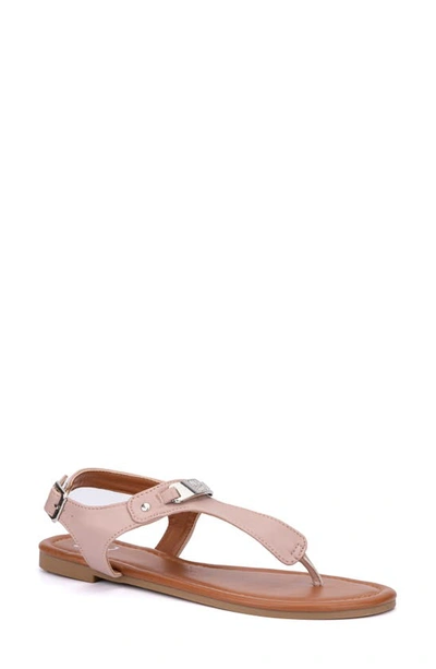 New York And Company Fiona Sandal In Nude