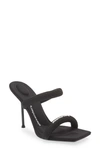 Alexander Wang 105mm Julie Tubular Sandals In Black
