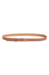 LOEWE ANAGRAM BUCKLE LEATHER BELT