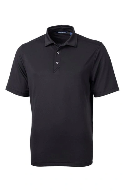 Cutter & Buck Virtue Eco Piqué Recycled Blend Polo In Black