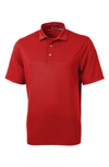 Cutter & Buck Virtue Eco Piqué Recycled Blend Polo In Red