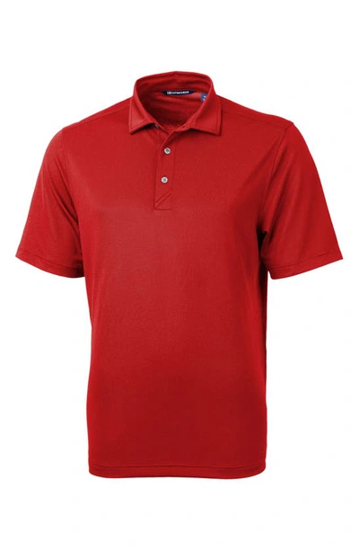 Cutter & Buck Virtue Eco Piqué Recycled Blend Polo In Red