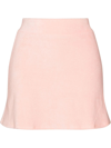 Gil Rodriguez Straight-cut Mini Skirt In Pink