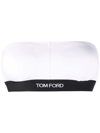 Tom Ford Signature Bandeau Bra Top In White