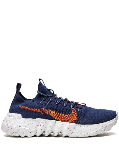 Nike Space Hippie 01 Low-top Sneakers In Navy/orange