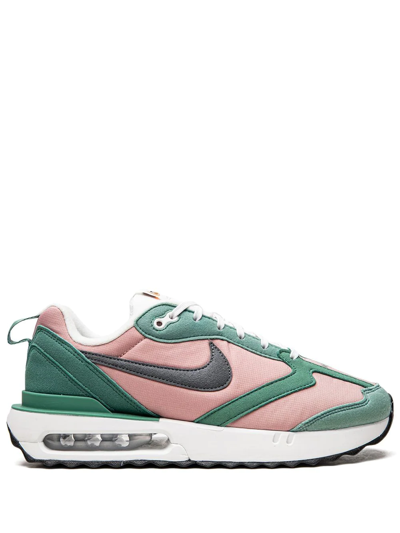 Nike Air Max Dawn Nn Sneakers In Rust Pink And Jade Green