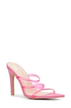 New York And Company Women's Biana Slide Heel Sandals Women's Shoes In Pink