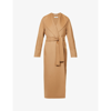 S Max Mara Amie Relaxed-fit Wool Coat In Camel