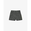 Sandro Space Wide-leg Tweed Woven Shorts In Naturels