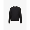 Theory Easy Round-neck Cashmere Jumper In Black