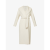 S Max Mara Amie Relaxed-fit Wool Coat In Ecru
