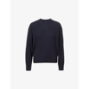Theory Easy Round-neck Cashmere Jumper In Deep Navy
