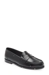 Valentino Aristopunk Studded Penny Loafer In Nero