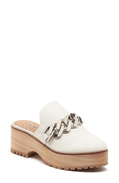 Kelsi Dagger Brooklyn Weather Platform Clog In White