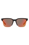Under Armour 55mm Square Sunglasses In Red   /   Red. / Black