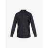 Vivienne Westwood Krall Logo-embroidered Organic-cotton Shirt In Black