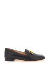Bally Black Leather Ellah Loafers