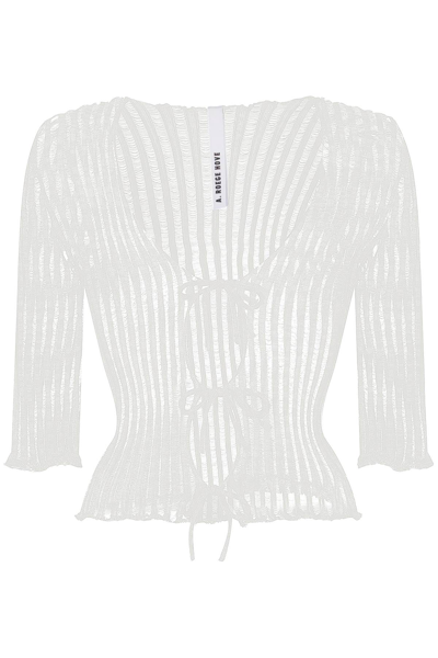 A. Roege Hove Katrine Cardigan In White