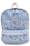 Billabong Mini Mama Print Backpack In Blue Skies