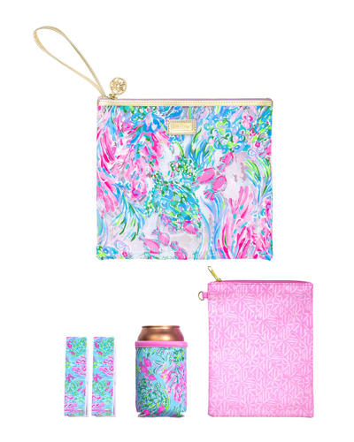 Lilly Pulitzer Best Fishes Beach Day Pouch Set