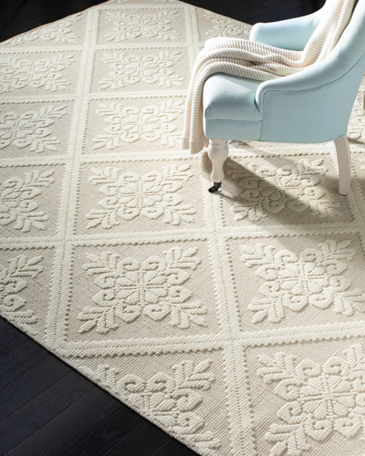 Ralph Lauren Wyatt Hand-tufted Rug, 2' X 8' In White