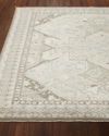 RALPH LAUREN REYNOLDS DOVE GRAY RUG, 4' X 6'