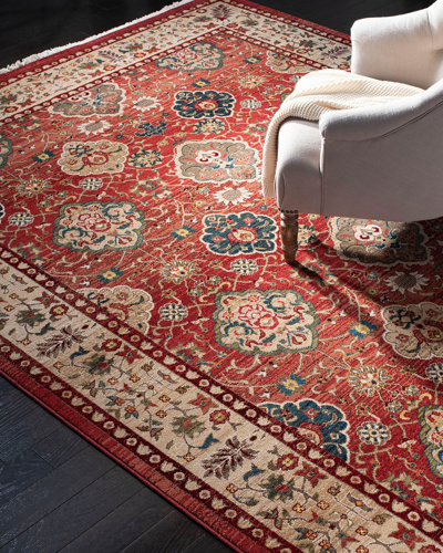 Ralph Lauren Ariel Power-loomed Rug, 8' X 10' In Red