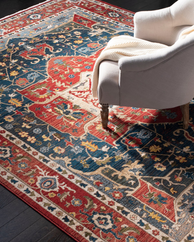 Ralph Lauren Camille Power-loomed Rug, 5' X 8' In Red