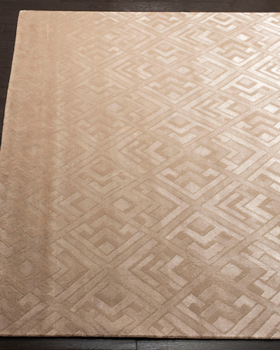 Polo Ralph Lauren Deco Bas Hand-knotted Rug, 9' X 12' In Bronze