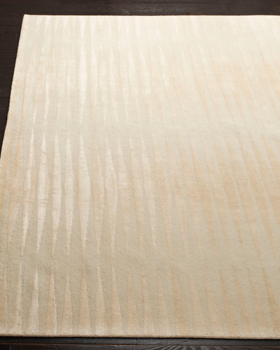 Polo Ralph Lauren Ayumi Stripe Hand-knotted Rug, 6' X 9' In Oyster