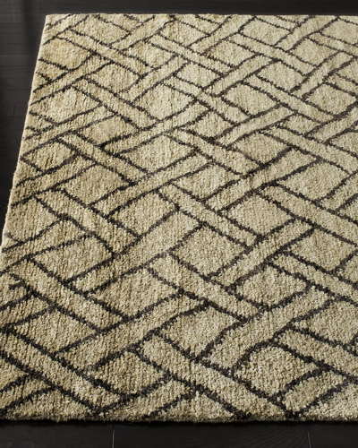 Polo Ralph Lauren Fairfield Natural Rug, 6' X 9' In Charcoal
