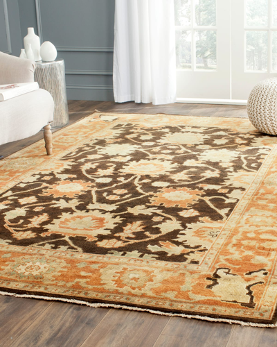 Safavieh Hickory Oushak Rug, 10' X 14' In Brown / Rust