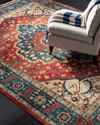 Ralph Lauren Chloe Power-loomed Rug, 8' X 10' In Red/navy