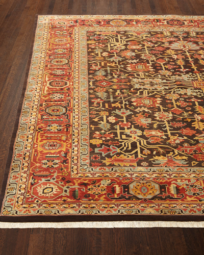 Polo Ralph Lauren Wexford Hand-knotted Rug, 8' X 10' In Antique Brown